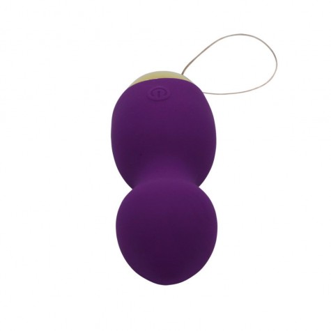 Фиолетовые вагинальные шарики Lust с вибрацией
