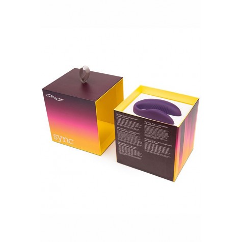 Фиолетовый вибромассажер для пар We-Vibe Sync Purple на радиоуправлении